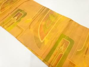 抽象模様織出し名古屋帯